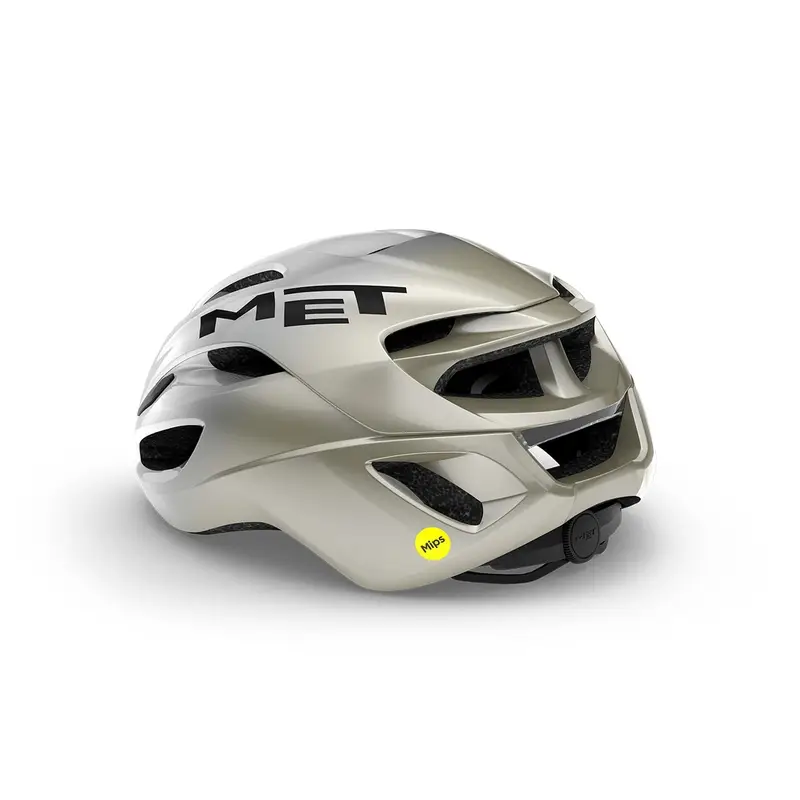 Capacete Strada Rivale Mips Cinza Prata Brilhante Tamanho S (52-56cm) #2