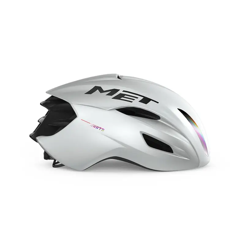 Capacete Strada Manta Mips Branco Holográfico Brilhante Tamanho L (58-61cm) #1