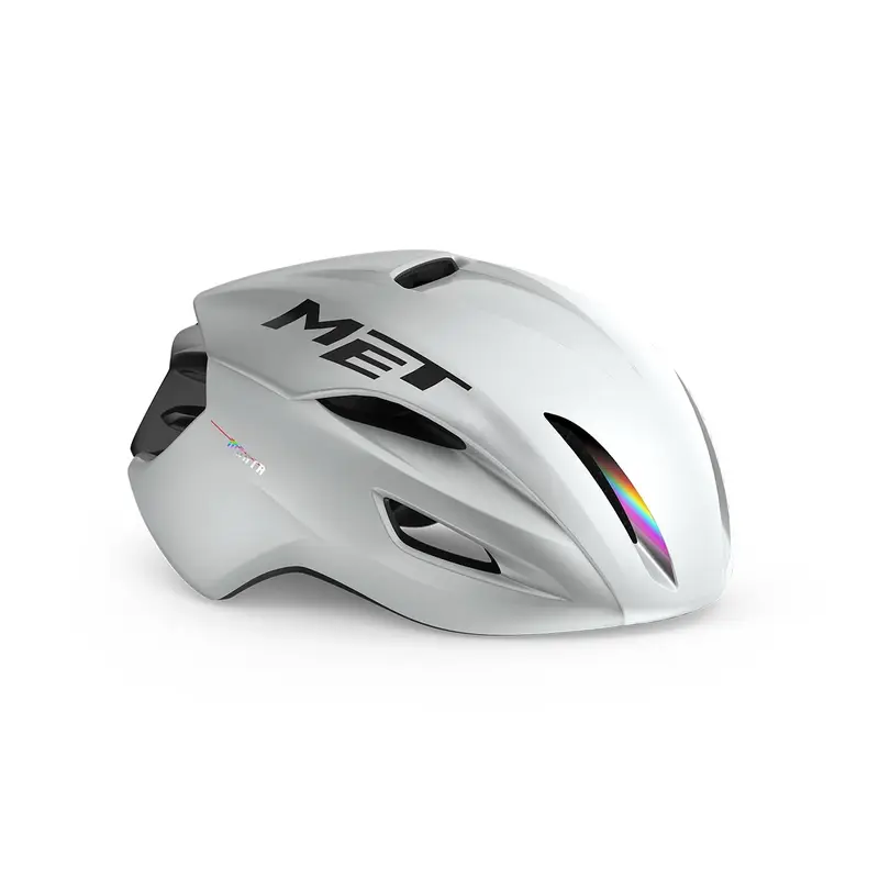 Capacete Strada Manta Mips Branco Holográfico Brilhante Tamanho S (52-56cm) - image