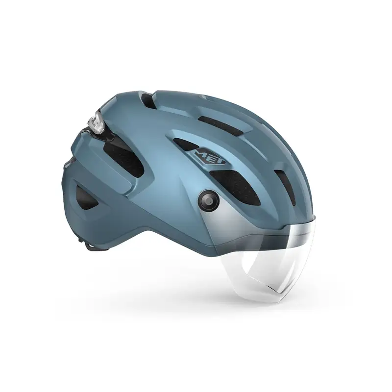 Casco Urban Intercity Mips Blu Metallizzato Opaco Taglia M (56-58cm) #1