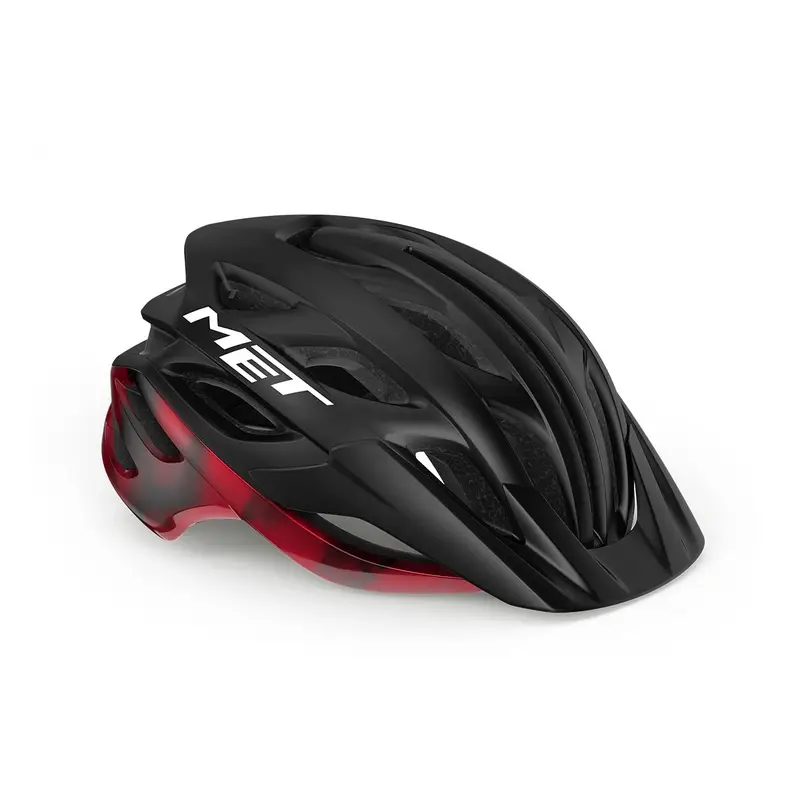 Casque Enduro Veleno Mips Noir Rouge Mat Brillant Taille L (58-61cm) - image