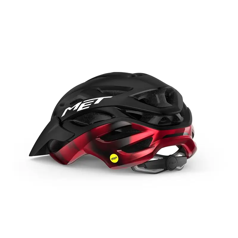 Capacete Enduro Veleno Mips Preto Vermelho Fosso Brilhante Tamanho S (52-56cm) #2