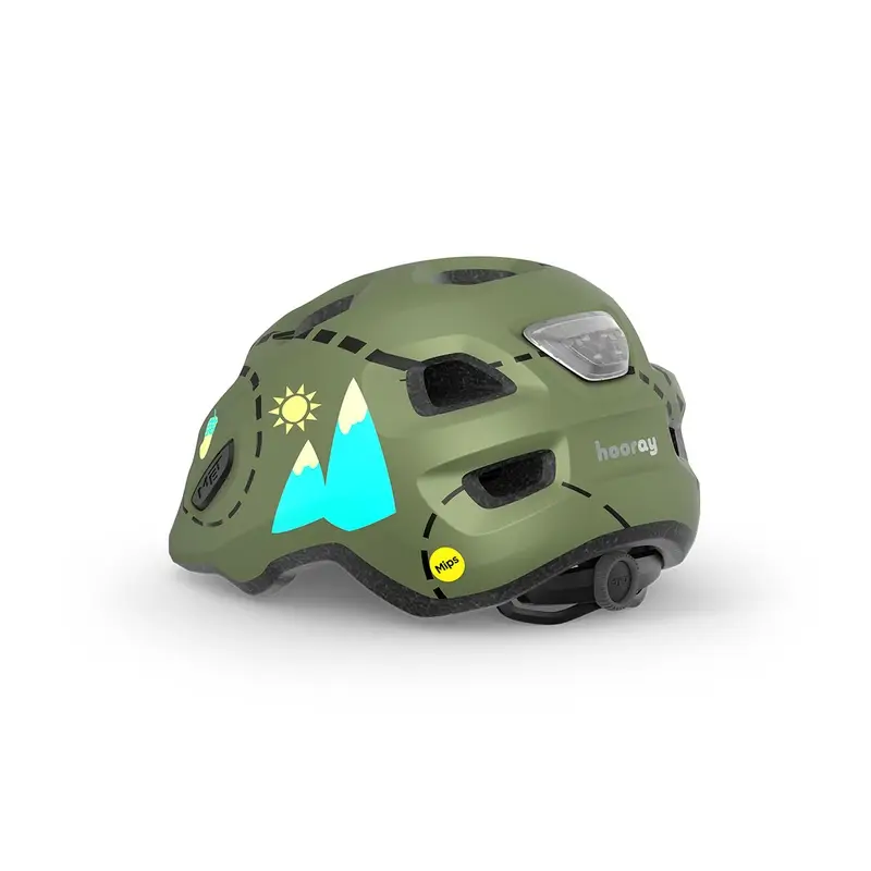 Capacete Infantil Hooray Mips Verde Mata Fosco Tamanho XS (46-52cm) #2
