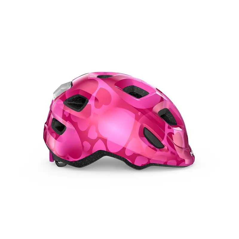 Capacete Infantil Hooray Mips Rosa Corações Brilhante Tamanho XS (46-52cm) #1
