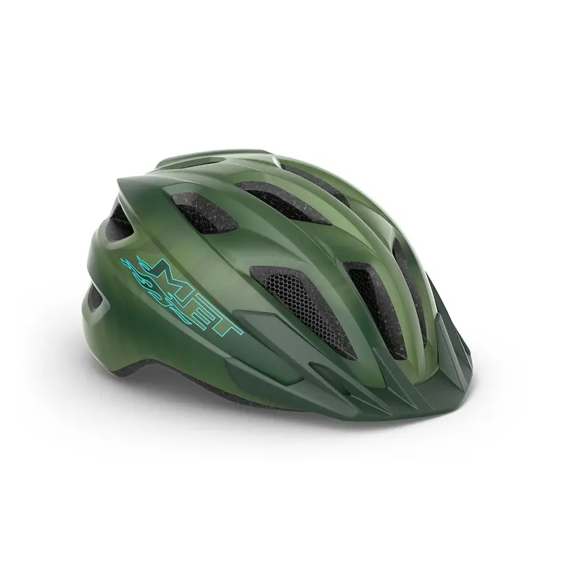 Casco Bambino Crackerjack Verde Opaco Taglia Unica (52-57cm) - image