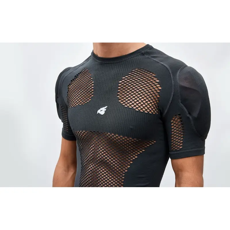 Colete MTB Sem Costuras B&S D3O Preto Tamanho S/M #5