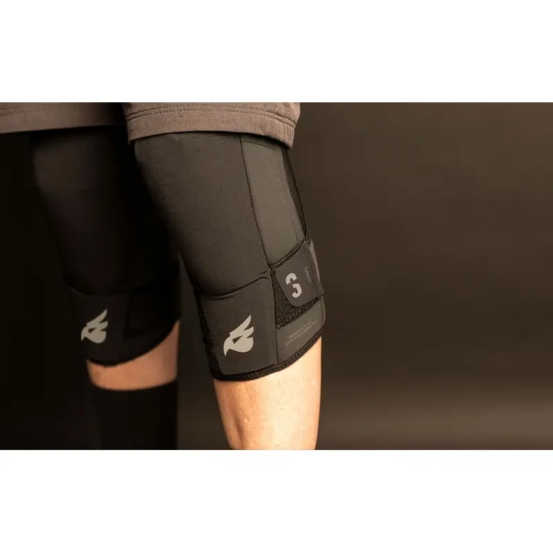 Rodilleras 3 Straps Knee Negro Talla S #4