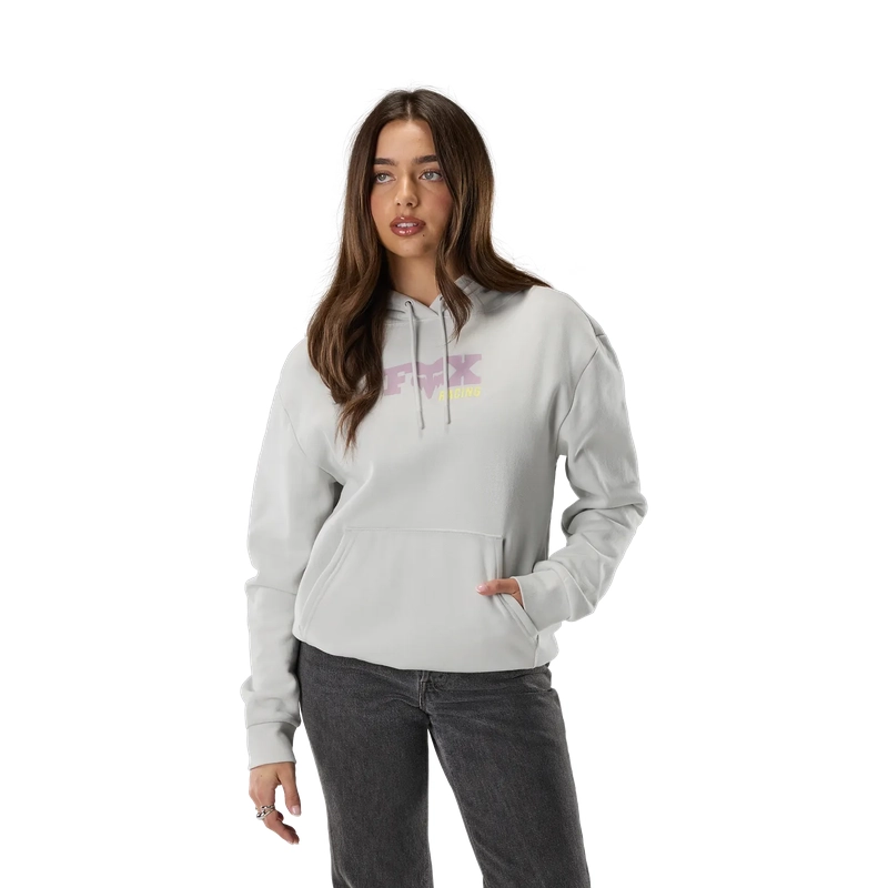 Felpa con Cappuccio da Donna Since 74 Fleece Pullover Light Grey Taglia XS #2