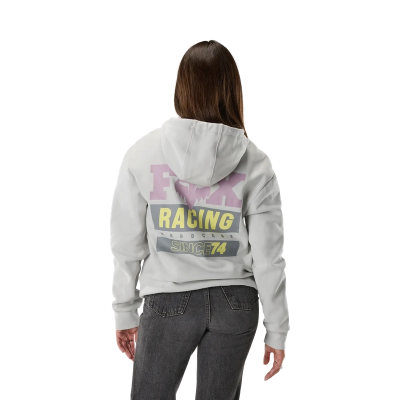 Felpa con Cappuccio da Donna Since 74 Fleece Pullover Light Grey Taglia XS #3