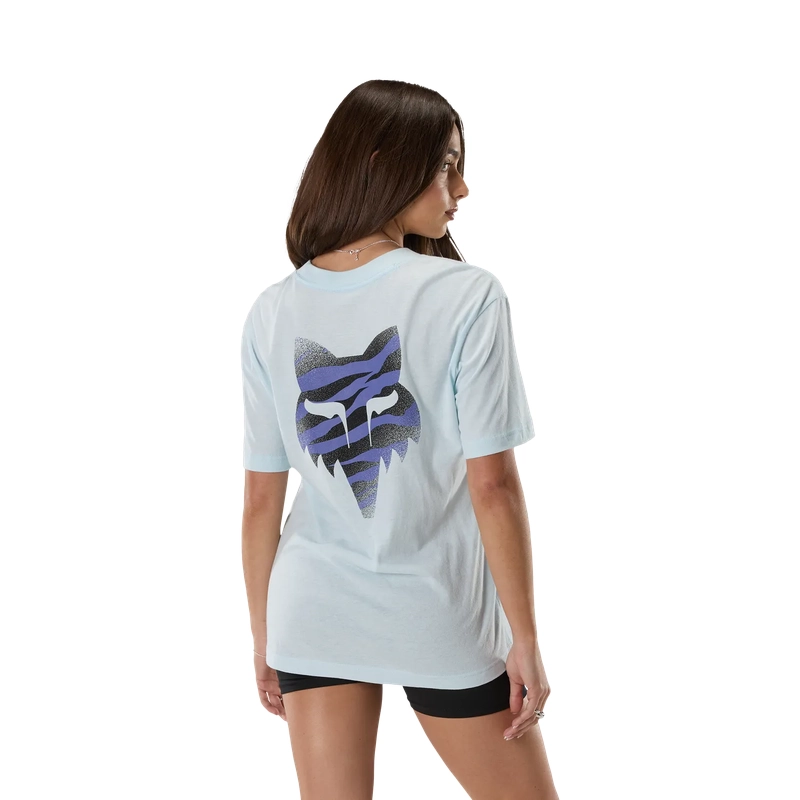 Women's Short Sleeve T-Shirt Rooted Ice Blue Size XS #3