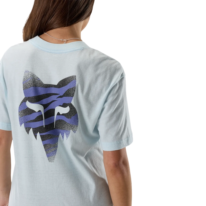 Women's Short Sleeve T-Shirt Rooted Ice Blue Size XS #5