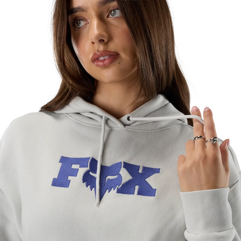 Felpa Con Cappuccio da Donna F Head x FleeceLight Grey Taglia XL #4