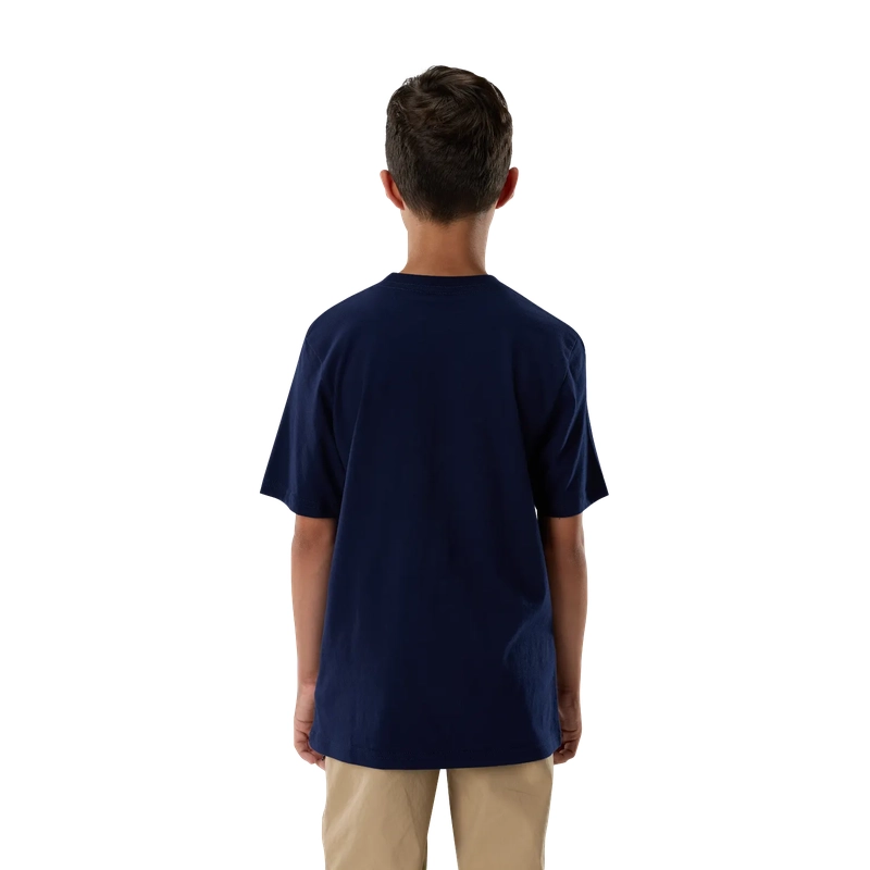 Boy's Short Sleeve T-shirt Slowburn Navy Size XL #3