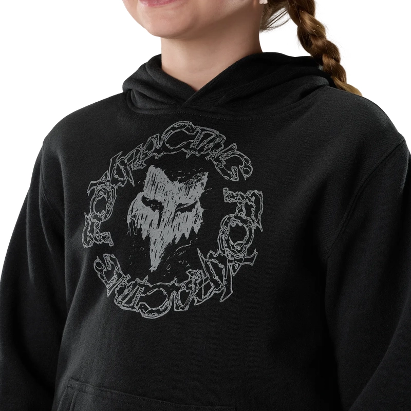 Felpa con Cappuccio da Bambino SlowBurn Fleece Black Taglia S #4