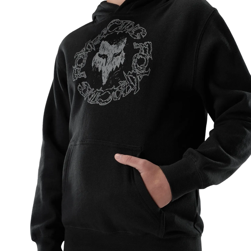Felpa con Cappuccio da Bambino SlowBurn Fleece Black Taglia S #5