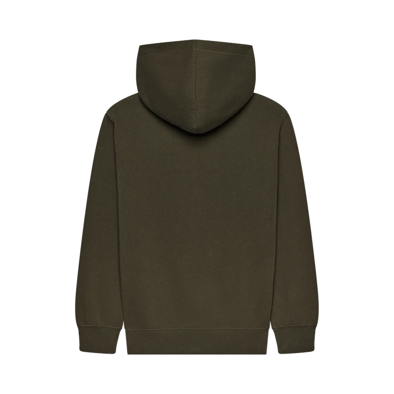 Felpa con Cappuccio da Bambino SlowBurn Fleece Olive Green Taglia L #1