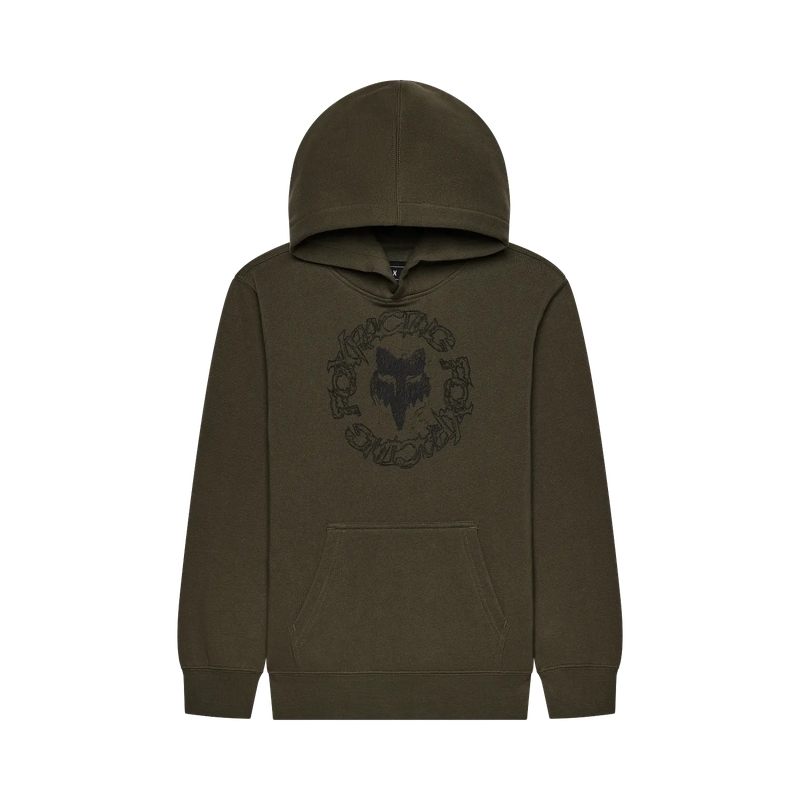 Felpa con Cappuccio da Bambino SlowBurn Fleece Olive Green Taglia XL