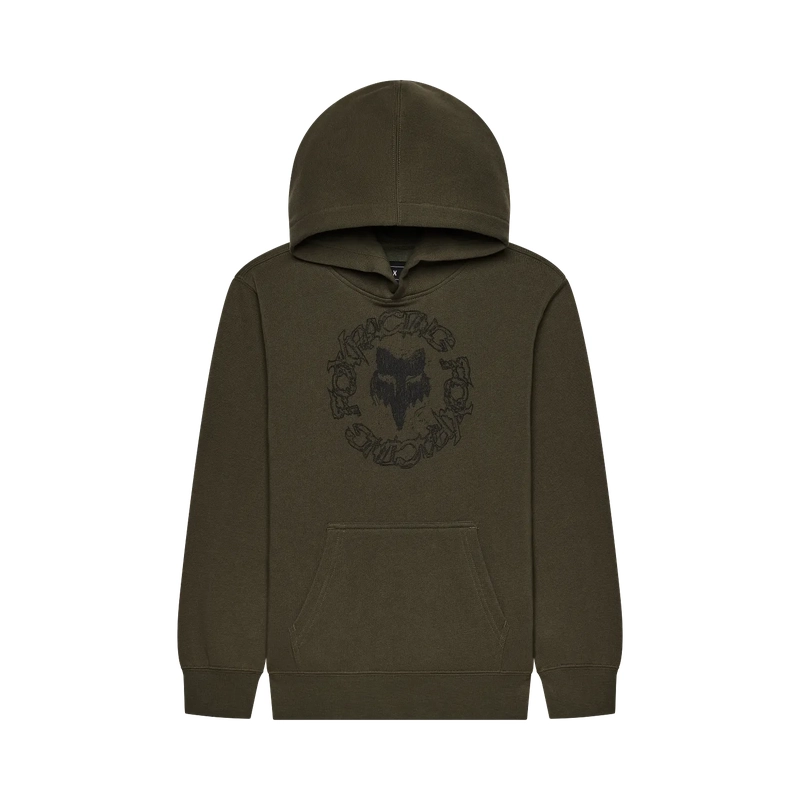 Felpa con Cappuccio da Bambino SlowBurn Fleece Olive Green Taglia XL - image