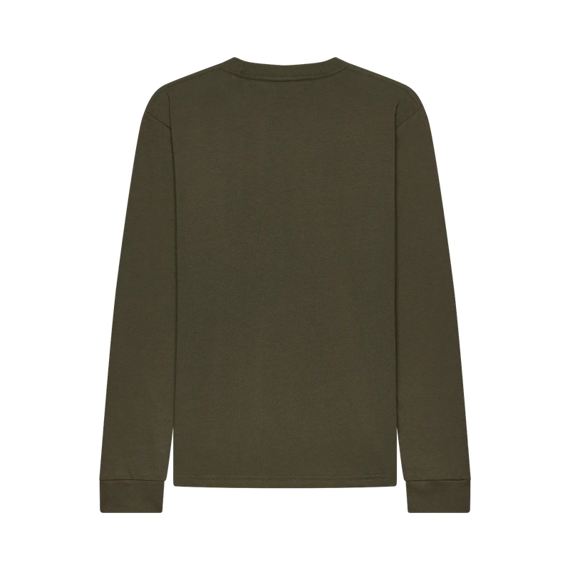 Maglietta a Maniche Lunghe da Bambino Roughcut Dark Green Taglia S #1