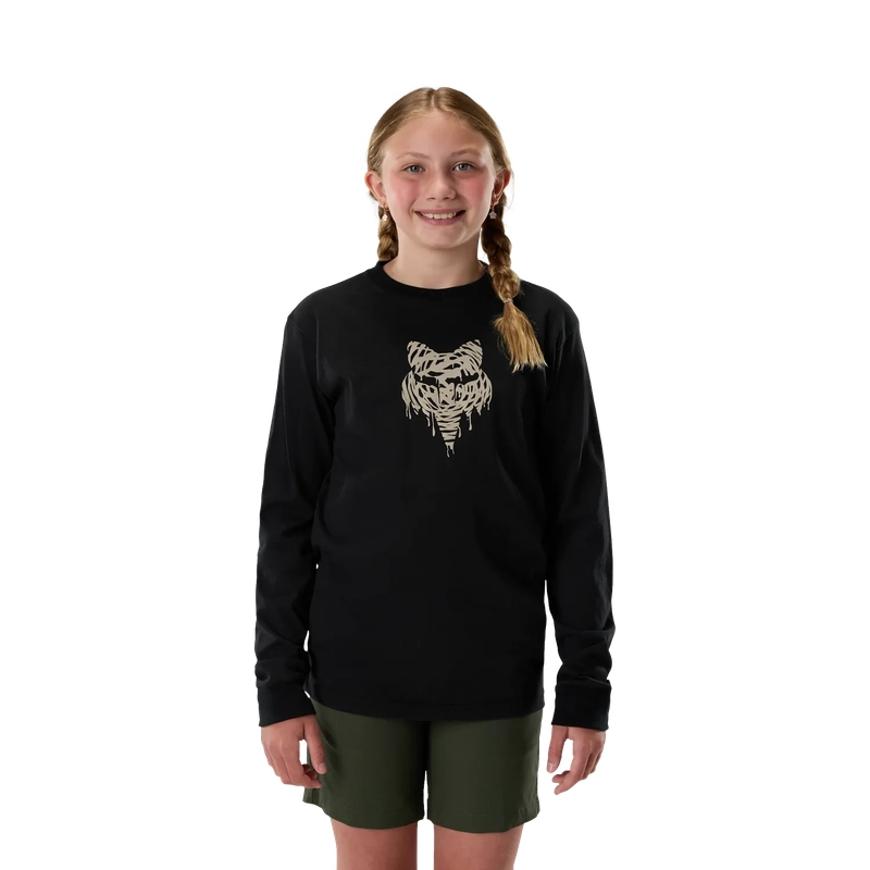 Maglietta a Maniche Lunghe da Bambino Roughcut Ultra Black Taglia S #2