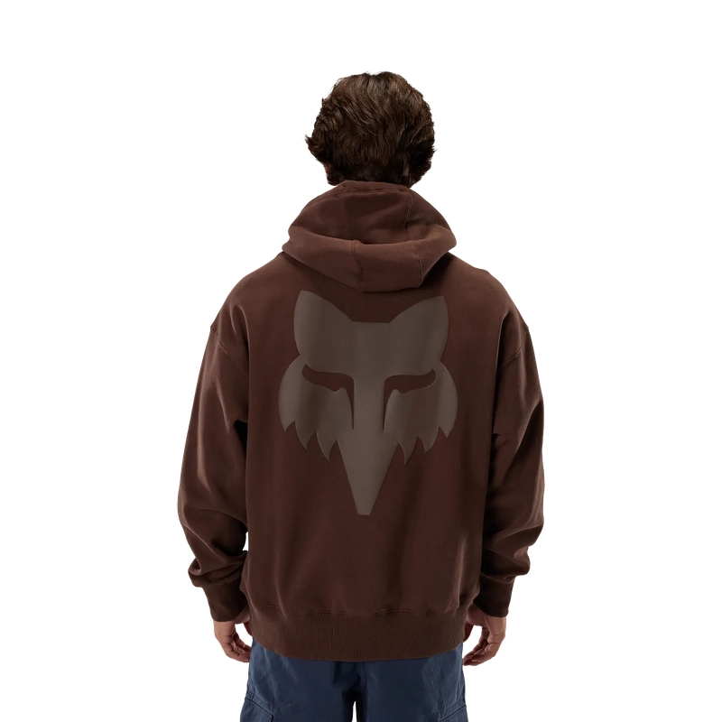 Felpa Con Cappuccio Fox Head Heavyweight Coffee Taglia S #3