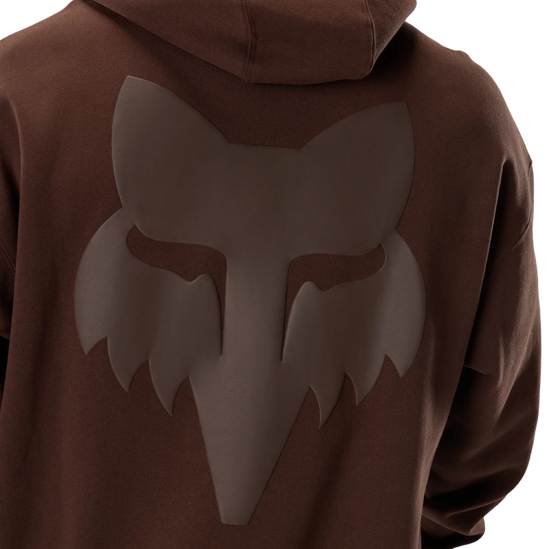 Felpa Con Cappuccio Fox Head Heavyweight Coffee Taglia S #5