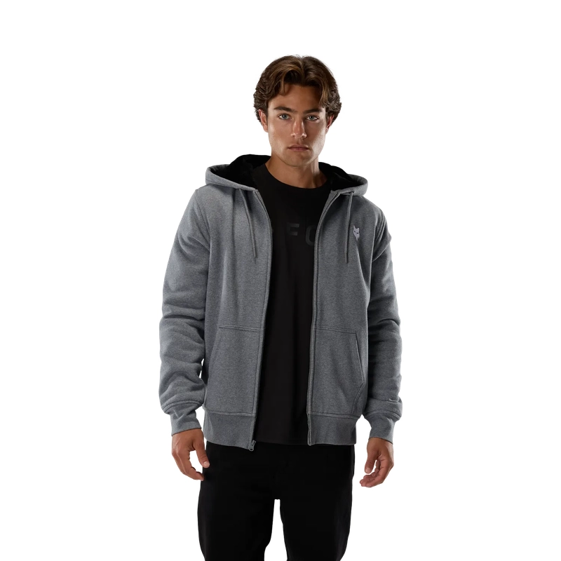 Felpa Con Cappuccio e zip Fox Head Sasquatch Heather Graphite Taglia S #2