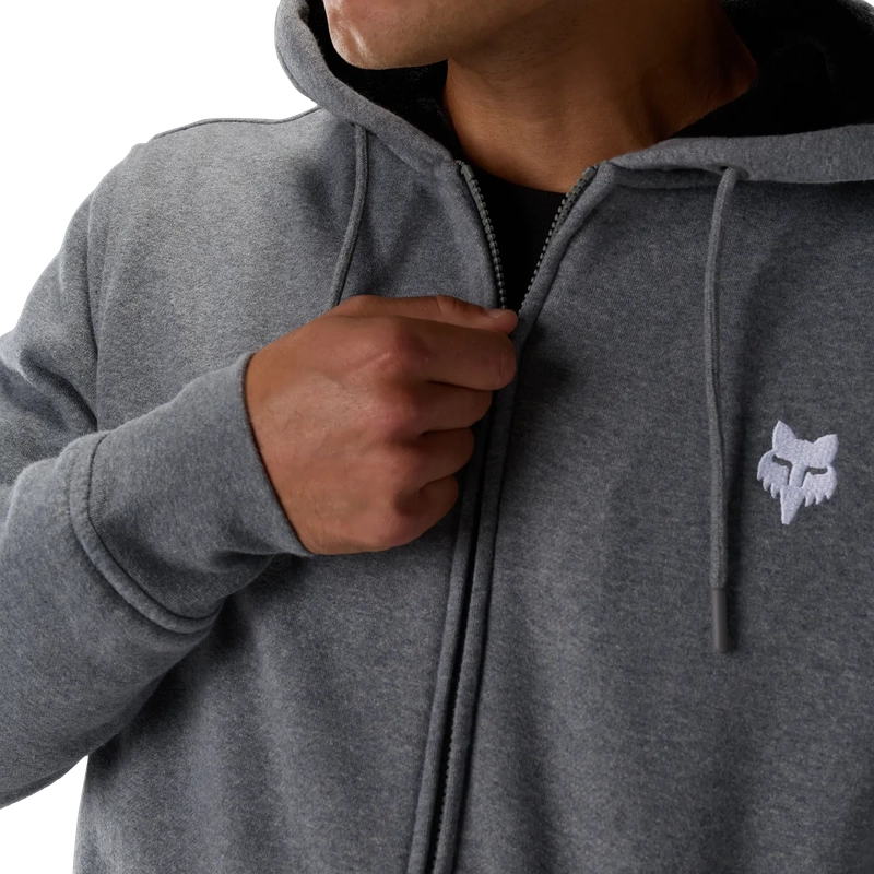 Felpa Con Cappuccio e zip Fox Head Sasquatch Heather Graphite Taglia S #6