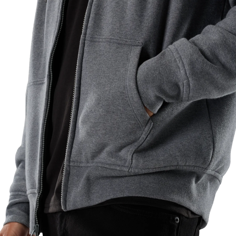 Felpa Con Cappuccio e zip Fox Head Sasquatch Heather Graphite Taglia S #7
