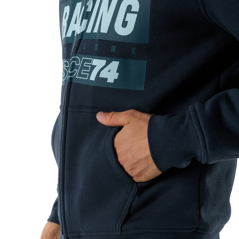 Felpa con Cappuccio e Zip Since 74 Sasquatch Midnight Taglia S #6