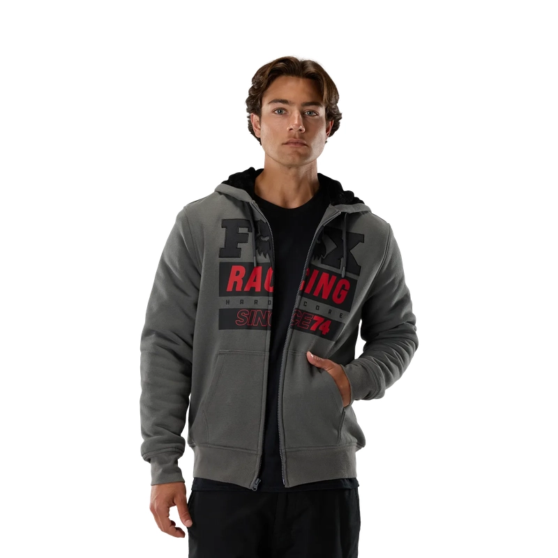 Felpa con Cappuccio e Zip Since 74 Sasquatch Dark Shadow Taglia S #4