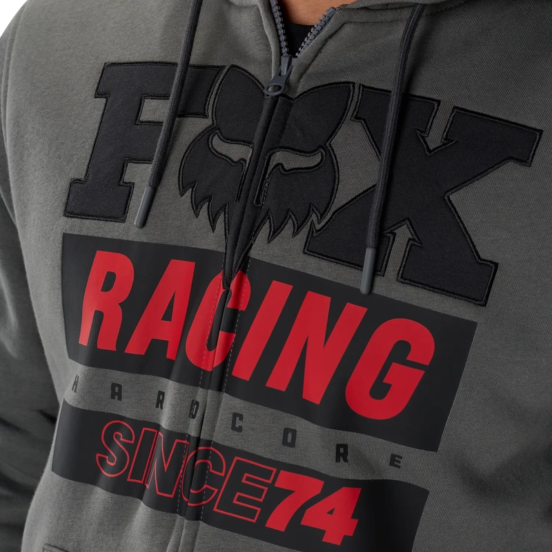 Felpa con Cappuccio e Zip Since 74 Sasquatch Dark Shadow Taglia S #5