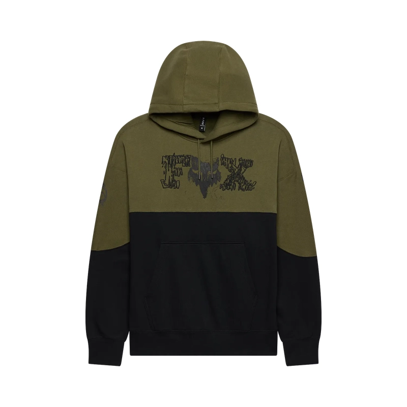 Felpa Con Cappuccio Abyss Fleece Olive Green Taglia M - image