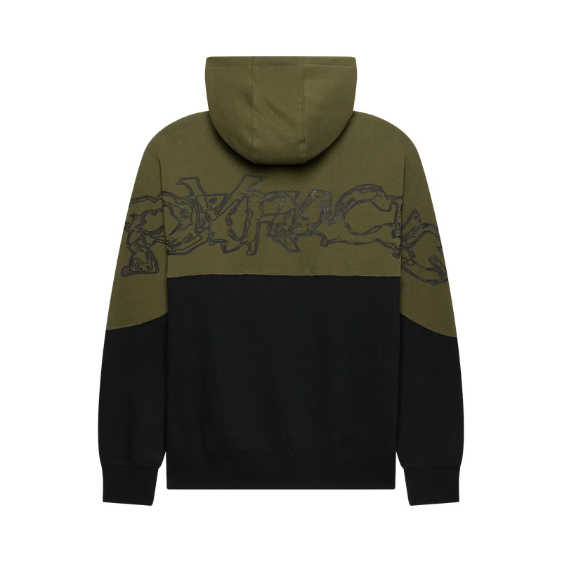 Felpa Con Cappuccio Abyss Fleece Olive Green Taglia S #1
