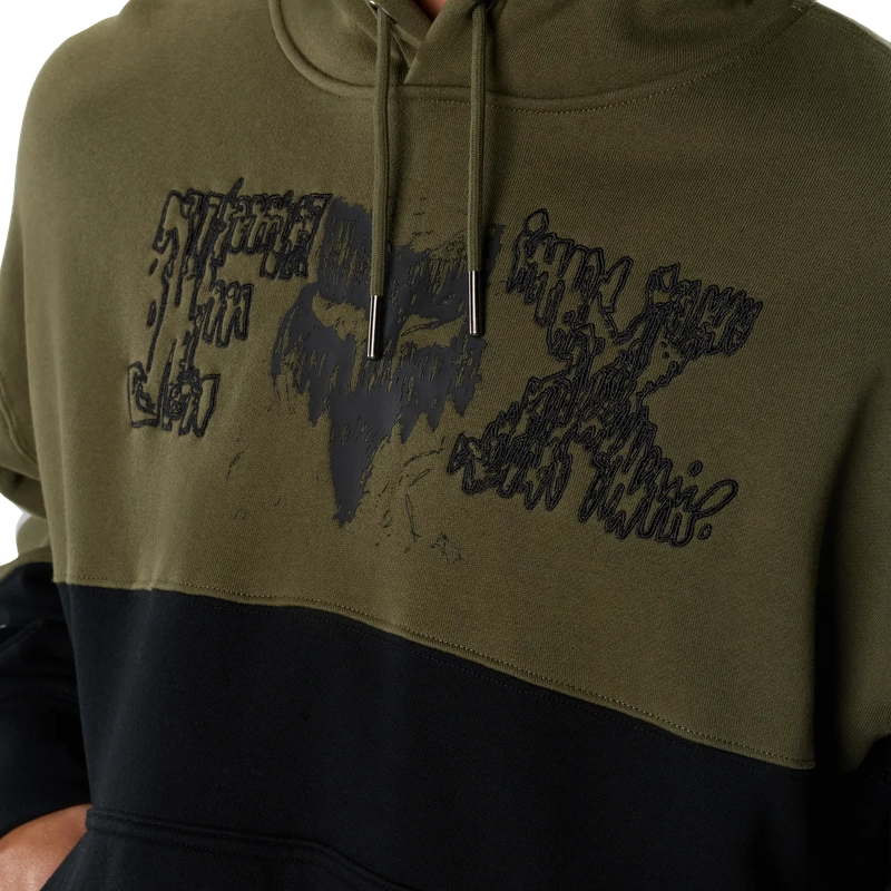 Felpa Con Cappuccio Abyss Fleece Olive Green Taglia S #4