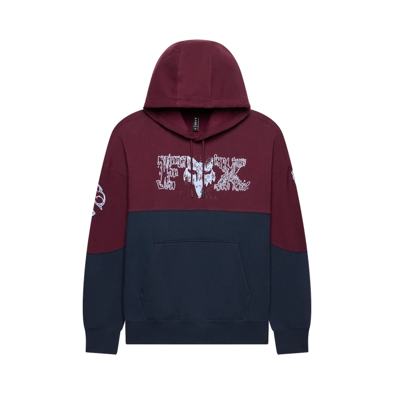 Felpa Con Cappuccio Abyss Fleece Dark Maroon Taglia L