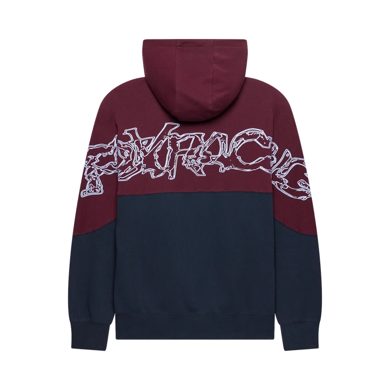 Felpa Con Cappuccio Abyss Fleece Dark Maroon Taglia S #1