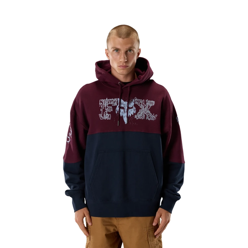 Felpa Con Cappuccio Abyss Fleece Dark Maroon Taglia XL #2