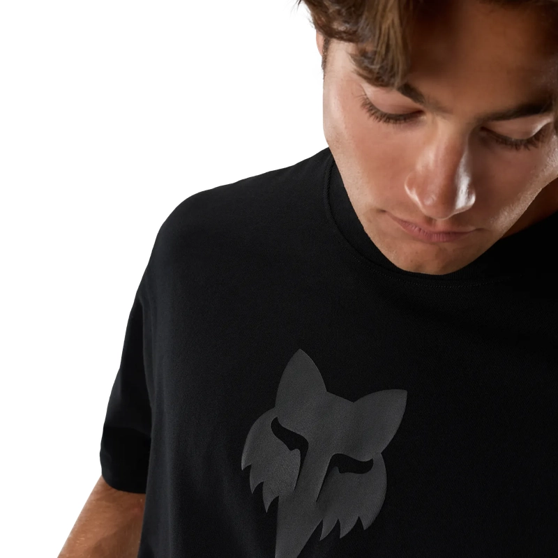 Fox Head Heavyweight Short Sleeve T-Shirt Black Size S #6