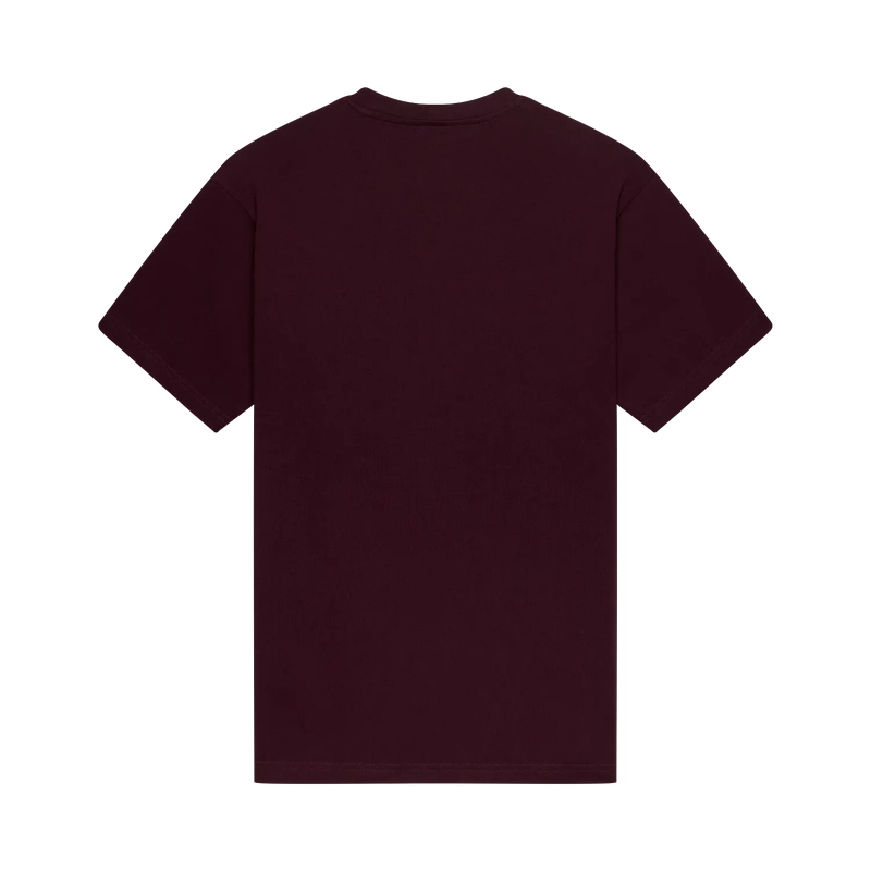 Kurzarm-T-Shirt Fox Head Heavyweigh Dark Maroon Größe S #1