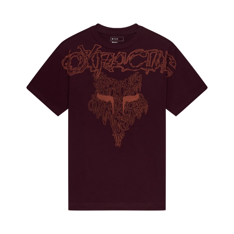 Camiseta de Manga Curta Abyss Heavyweight Dark Maroon Tamanho XL - image