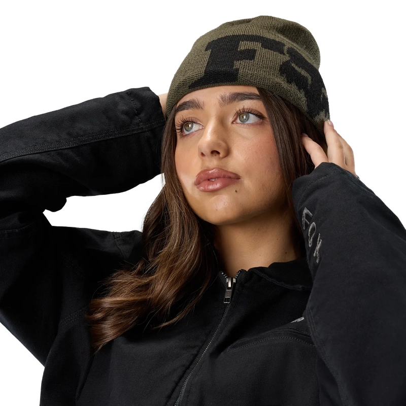 Berretto F Head x Jacquard Olive Green Taglia Unica #3