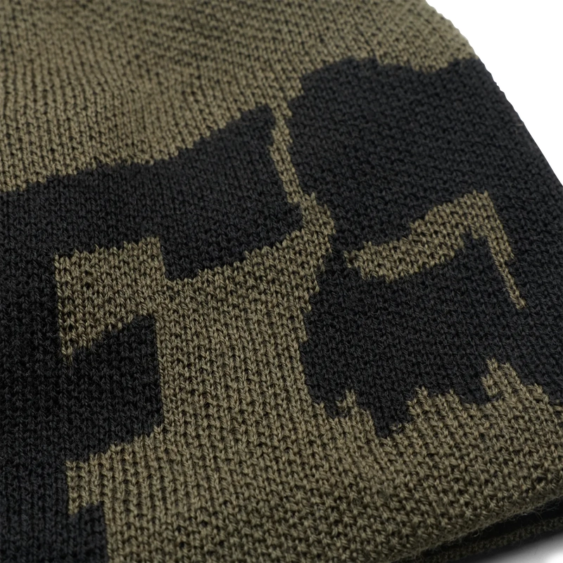 Berretto F Head x Jacquard Olive Green Taglia Unica #4
