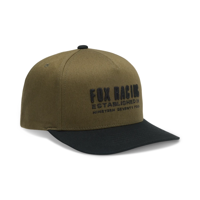 Cappellino Snapnack Warped Olive Green Taglia Unica - image