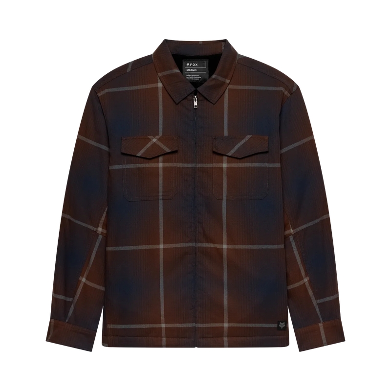 Camicia a Maniche Lunghe Survivalist Fire Sasquatch Dark Brown Taglia S
