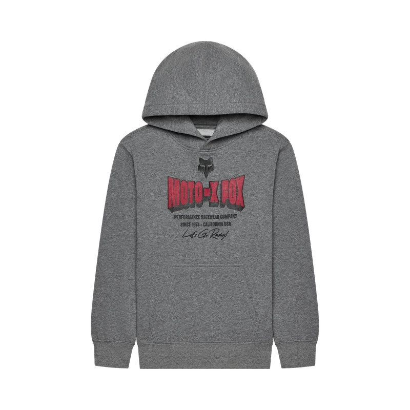 Felpa con Cappuccio da Bambino Go Race Fleece Heather Graphite Taglia S - image