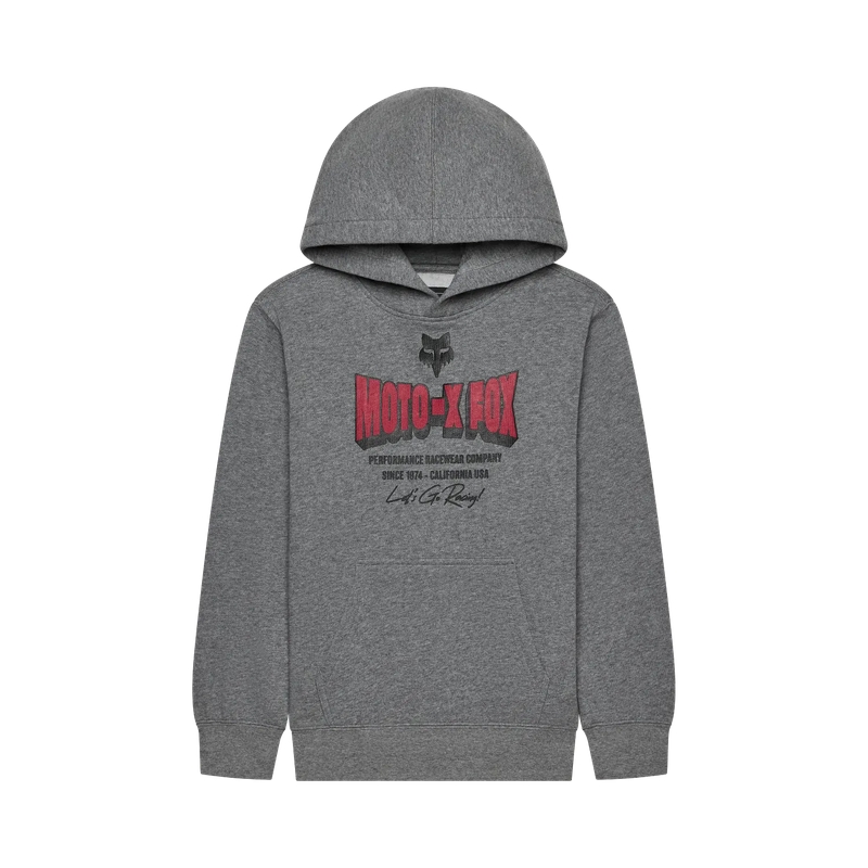 Felpa con Cappuccio da Bambino Go Race Fleece Heather Graphite Taglia XL