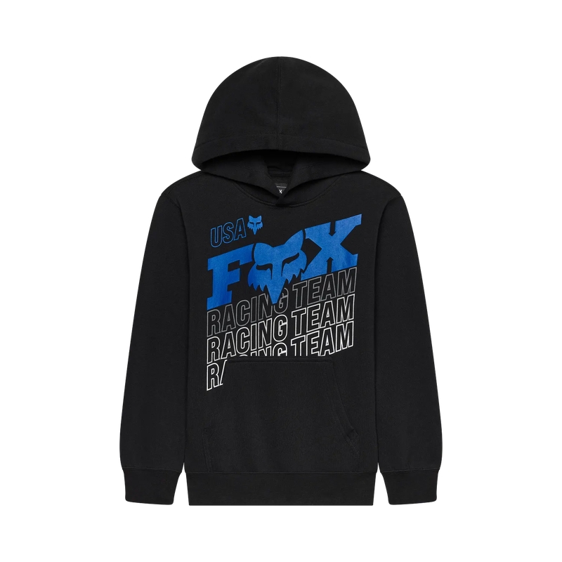 Felpa con Cappuccio da Bambino Coldpress Fleece Black Taglia S