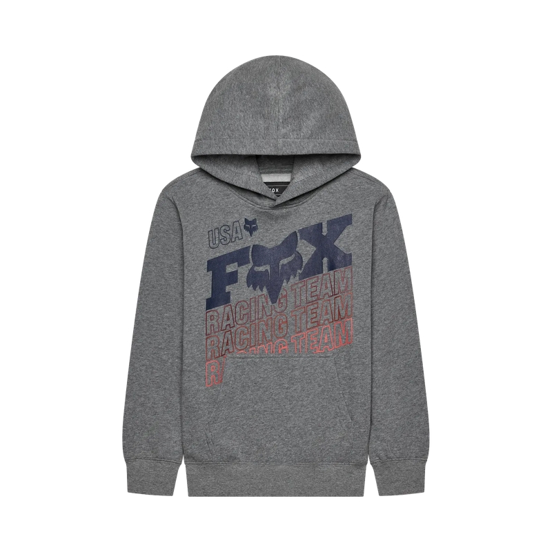 Felpa con Cappuccio da Bambino Coldpress Fleece Heather Graphite Taglia XL