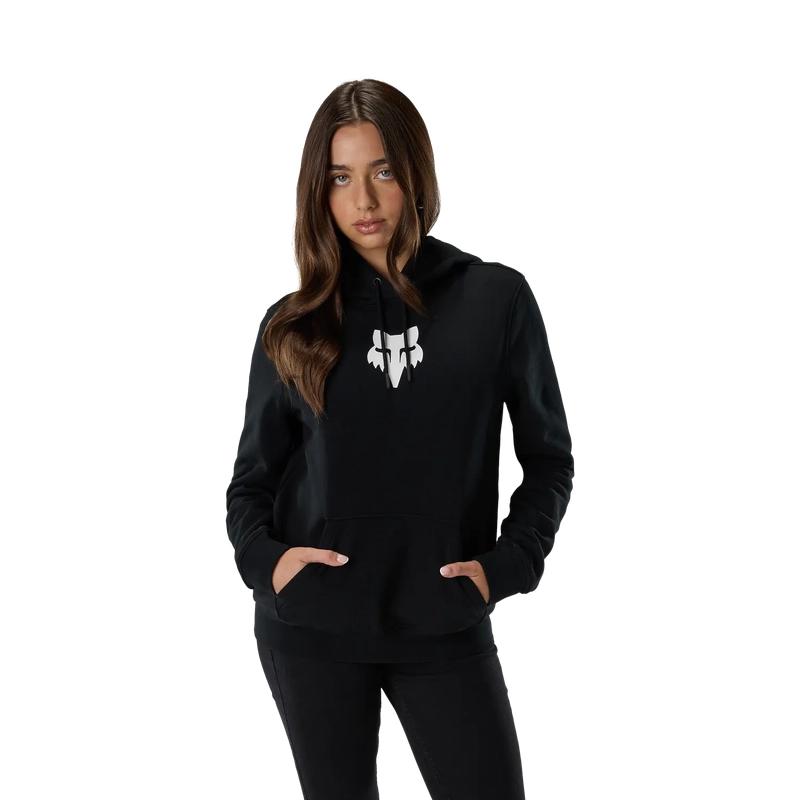 Felpa con Cappuccio da Donna Fox Head Fleece Black Taglia S #2